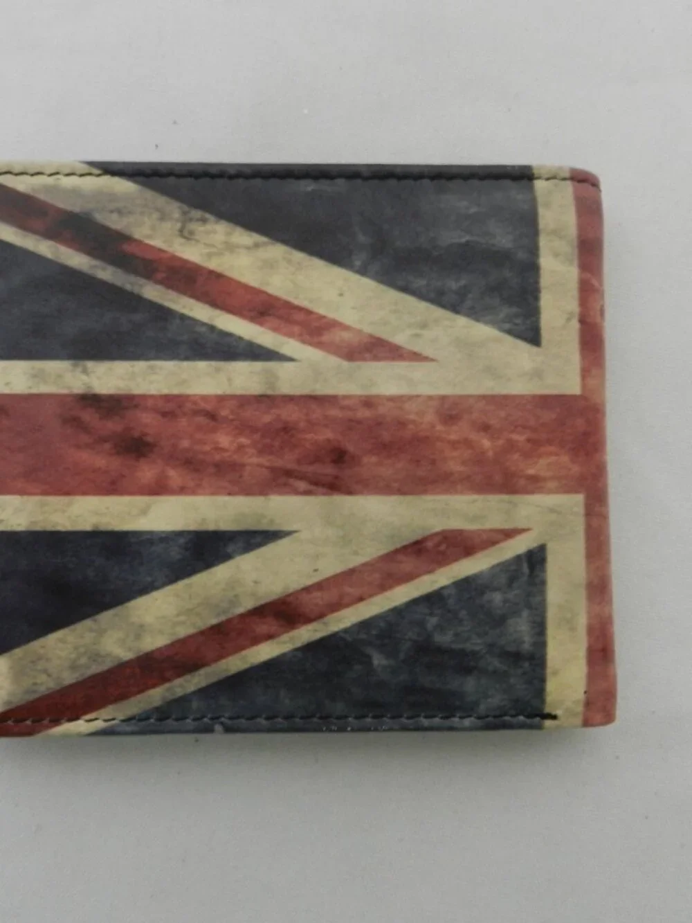 Mala Leather Slim Wallet Union Jack Kalmin Collection flag blue red Men RFID NEW